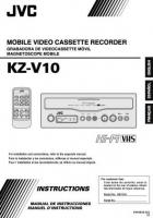 JVC KZV10 KZV10J KZV10JMV Audio System Operating Manual