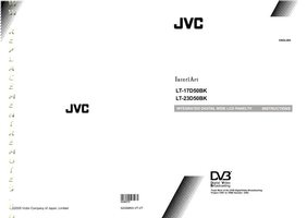 JVC LT17D50BKOM TV Operating Manual