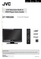 JVC LT19D200/AAR TV/DVD Combo Operating Manual