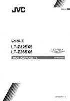 JVC LTZ26SX5 LTZ32SX5 LTZ37SX5 TV Operating Manual