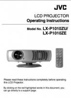 JVC LXP1010ZUOM Video Camera Operating Manual