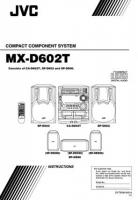 JVC MXD602T Audio System Operating Manual