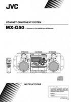 JVC CAMXG50 MXG50 Audio System Operating Manual