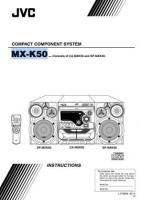 JVC CAMXK50 MXK50 SPMXK50 Audio System Operating Manual