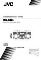 JVC MXKB4 MXKB4U Audio System Operating Manual