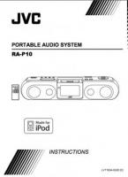 JVC RAP10 RAP10J Audio System Operating Manual