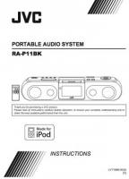 JVC RAP11B RAP11BJ Audio System Operating Manual