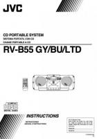 JVC RVB55 RVB55BU RVB55GY Audio System Operating Manual