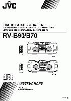 JVC RVB70 RVB90 Audio System Operating Manual