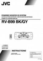 JVC RVB99 RVB99BK RVB99GY Audio System Operating Manual