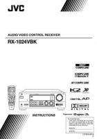 JVC RX1024VBK RX1024VBKJ Audio System Operating Manual
