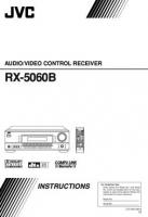 JVC RX5060B Audio/Video Receiver Operating Manual