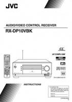 JVC RXDP10VBK Audio System Operating Manual