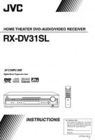 JVC RXDV31SL Audio/Video Receiver Operating Manual