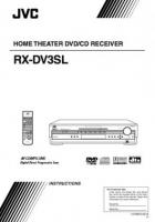 JVC RXD35L RXDV35L RXDV3SL Home Theater System Operating Manual