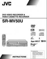JVC SRMV50 SRMV50U SRMV50US DVD Player Operating Manual