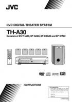JVC SPWA30 SPXA30 THA30 Home Theater System Operating Manual
