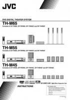 JVC THM45 THM55 THM65 Home Theater System Operating Manual