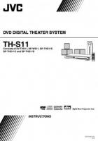 JVC THS11 XVTHS11 Audio/Video Receiver Operating Manual