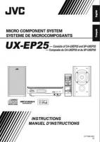 JVC CAUXEP25 UXEP25 Audio System Operating Manual