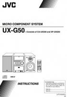 JVC UXG50 UXG50J Audio System Operating Manual