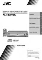 JVC XLFZ700BK Audio System Operating Manual