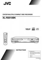 JVC XLR2010BK Audio System Operating Manual