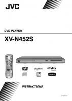 JVC XVN452S XVN452SUM DVD Player Operating Manual