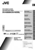JVC XVN50BK XVN55SL DVD Player Operating Manual