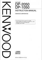KENWOOD DP2050 DP1050OM Operating Manuals