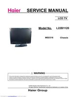 Haier L22B1120A TV Operating Manual