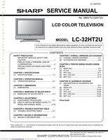 Sharp LC32HT2U TV Operating Manual