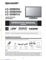 Sharp LC32SB21U LC32SB220U LC32SB23U TV Operating Manual