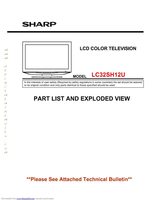 Sharp LC32SH12U TV Operating Manual