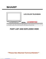 Sharp LC32SH12U TV Operating Manual