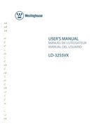 Westinghouse LD3255VXOM Operating Manuals