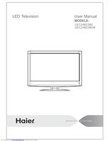 Haier lec24b2380 TV Operating Manual