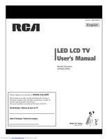 RCA LED42C45RQD TV Operating Manual