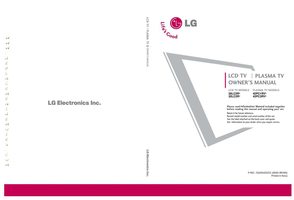 LG 26LC2R 32LC2R 42PC1RV TV Operating Manual