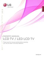 LG 19LD340-ZA 19LD340N-ZA 19LD341-ZB TV Operating Manual