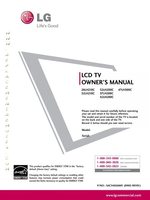 LG 26LH210C 32LH200C 32LH210C TV Operating Manual