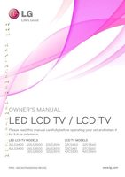 LG 22LS3500 22LS3510 26LS3500 TV Operating Manual