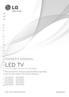 LG 42LA6200 42LA6205 47LA6200 TV Operating Manual