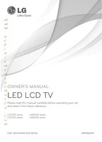 LG 32LS5700 42LS5700 42LS5750 TV Operating Manual
