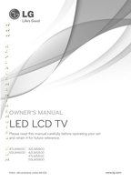 LG 32LM5800 42LM5800 47LM4600 TV Operating Manual