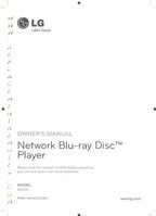LG BD530 Blu-Ray DVD Player Operating Manual