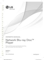 LG BD550 Blu-Ray DVD Player Operating Manual