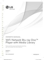 LG BD590OM Blu-Ray DVD Player Operating Manuals LG BD590OM Blu-Ray DVD Player Operating Manuals