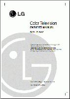LG CP29Q12POM TV Operating Manual