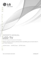 LG GA6400OM TV Operating Manuals LG GA6400OM TV Operating Manuals